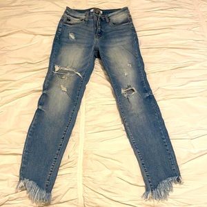 Kancan Distressed Skinny Jeans